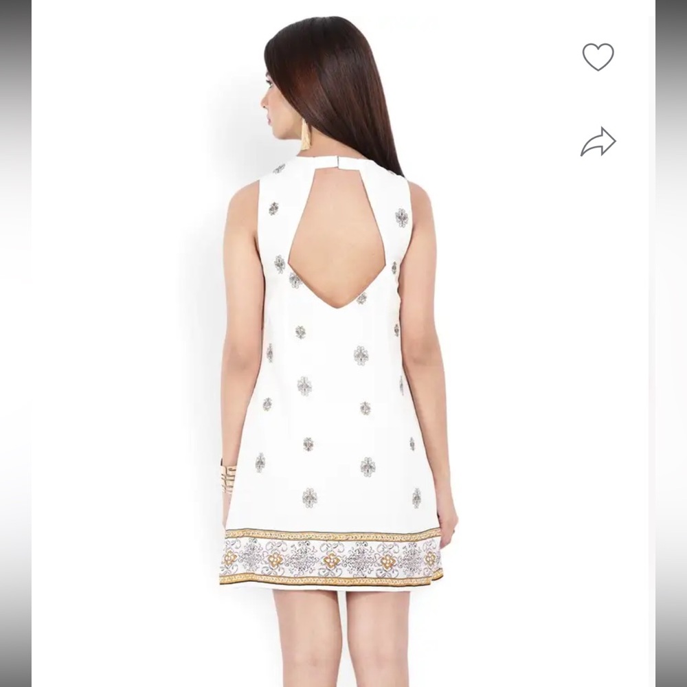 Forever 21 Off White Sleeveless A-Line Sundress - Picture 2 of 13